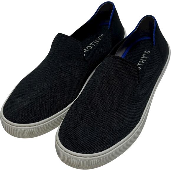 Rothy's The Original Slip On Sneaker OG Slip In Black 10 - Picture 1 of 6
